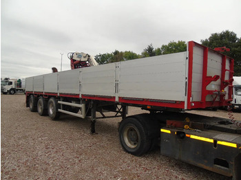 Dropside/ Flatbed semi-trailer Floor + KENNIS 16TON + 3x BPW: picture 4