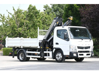 Crane truck FUSO Canter 7C18 KRAAN/KIPPER!! EURO6!!: picture 4