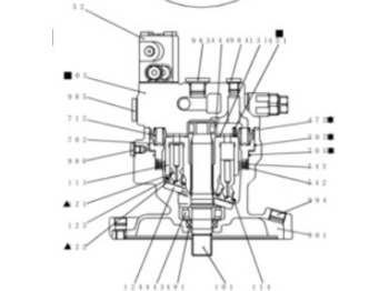 Swing motor NEW HOLLAND