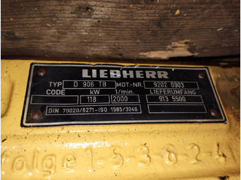 Engine and parts LIEBHERR