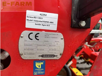 Combine seed drill Väderstad rapid 400c: picture 3 Combine seed drill Väderstad rapid 400c: picture 3