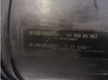 Air intake system for Truck MAN TGX: picture 4 Air intake system for Truck MAN TGX: picture 4