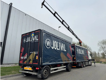 Curtainsider truck, Crane truck MAN TGX 26.480 6X2 - EURO 6 + PALFINGER PK20002 + RE: picture 2