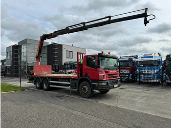 Dropside/ Flatbed truck, Crane truck Scania P360 6X4 PALFINGER PK 20001-K + REMOTE CONTROL EURO 5: picture 2