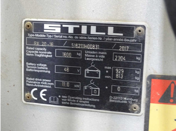 Forklift STILL RX20-16 FORKLIFT: picture 5