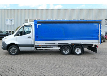 Curtain side van Mercedes-Benz 519 CDI Sprinter 6x2, 3.4to. NL, Klima, Navi: picture 5