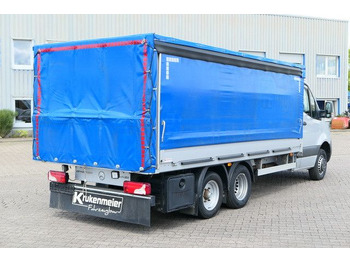 Curtain side van Mercedes-Benz 519 CDI Sprinter 6x2, 3.4to. NL, Klima, Navi: picture 3