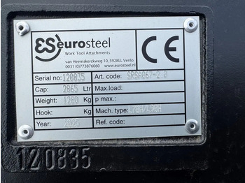 Wheel loader Eurosteel Volvo L70-L90  2.80 Breed 2025 NIEUW !!: picture 5