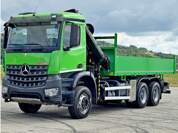 Tipper, Crane truck Mercedes-Benz AROCS 2636 * HIAB 122 ES - 3 HIPRO *  6x4: picture 4