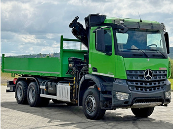 Tipper, Crane truck Mercedes-Benz AROCS 2636 * HIAB 122 ES - 3 HIPRO *  6x4: picture 3