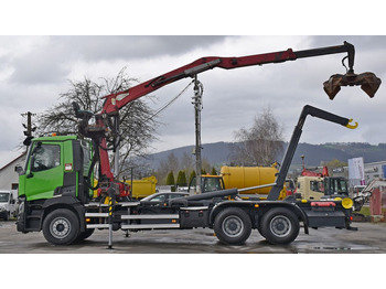 Hook lift truck, Crane truck Renault C430* ABROLLKIPPER *LIV 170Z 78 * 6x4: picture 5