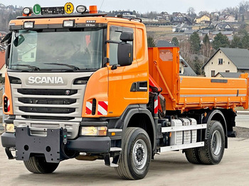 Crane truck, Tipper Scania G360 Kipper 4,10m *PK 11002 B + FUNK *4x4: picture 5