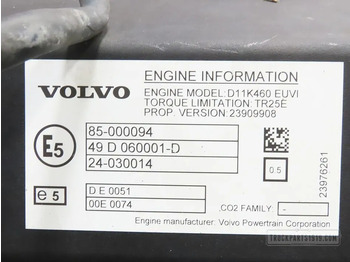 Engine for Truck Volvo 23639097 Motor D11K460 E6 Volvo: picture 3