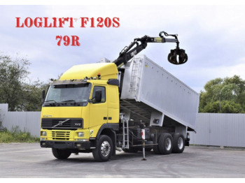 Tipper Volvo FH 12 460 Abrollkipper * LOGLIFT F120S 79R * TOP: picture 1