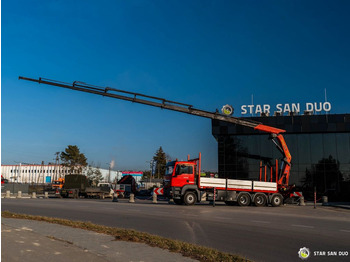 Crane truck, Dropside/ Flatbed truck MAN TGS 35.400 PALFINGER PK 44002 WINCH TRIDEM KRAN: picture 2