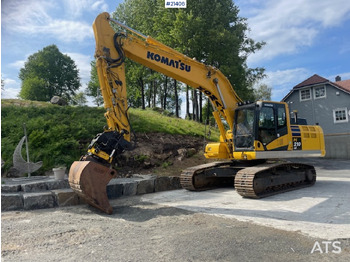 Crawler excavator Komatsu PC210LC-11 m/Graveskuffe, pusseskuffe, rototilt og Leica gps: picture 3