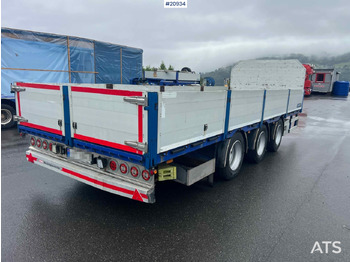 Dropside/ Flatbed trailer Konar 3 akslet plankjerre: picture 3