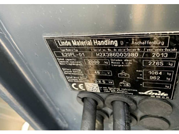 Electric forklift Linde E20PL-01: picture 4 Electric forklift Linde E20PL-01: picture 4