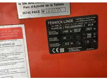 Leasing of  Linde R14HD-01 Linde R14HD-01: picture 4