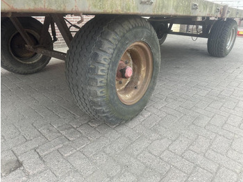 Dropside/ Flatbed trailer Materiaal wagen - Gebruikt: picture 5