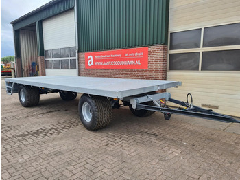 New Dropside/ Flatbed trailer balenwagen verzinkt: picture 2