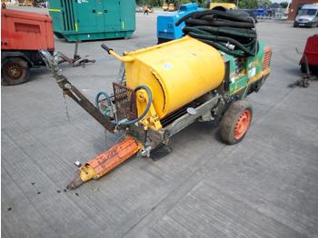 Stationary concrete pump 2007 Turbosol Single Axle Screed Pump: picture 1