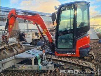 Mini excavator 2019 Kubota U27-4: picture 1