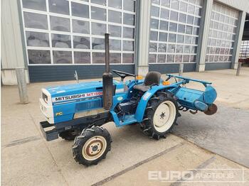 Compact tractor Mitsubishi MT1601D 4WD Compact Tractor, Rotovator: picture 1