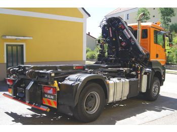 Hook lift truck, Crane truck MAN TGA 18.360 BL 4x4/Euro 4/TÜV/HIAB 111/MULTILIFT/Winterdienst: picture 5