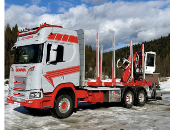 Log truck SCANIA R580: picture 2 Log truck SCANIA R580: picture 2
