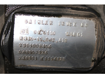 Differential gear for Truck DIFERENTIAL MERCEDES ACTROS R=2,412 R440-13 X351005406, 068507326: picture 3 Differential gear for Truck DIFERENTIAL MERCEDES ACTROS R=2,412 R440-13 X351005406, 068507326: picture 3