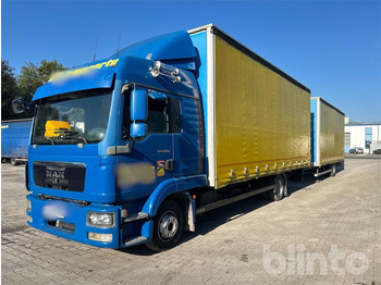 Curtainsider truck MAN TGL 8.250