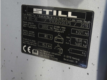 Electric forklift STILL RX60-30: picture 5