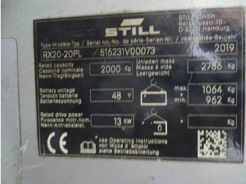 Electric forklift Still RX20-20PL: picture 5