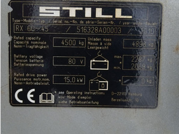 Electric forklift Still RX60-45: picture 5