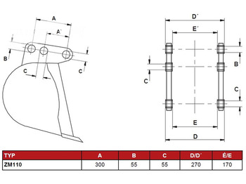 Quick coupler for Construction machinery Komponenten CW10 mech. EW100: picture 4