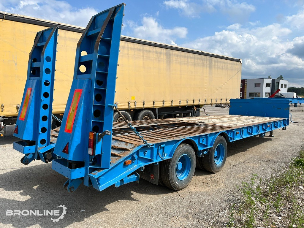 Low loader trailer 1982 LECINENA SRG-2E Raskeveo treiler: picture 1
