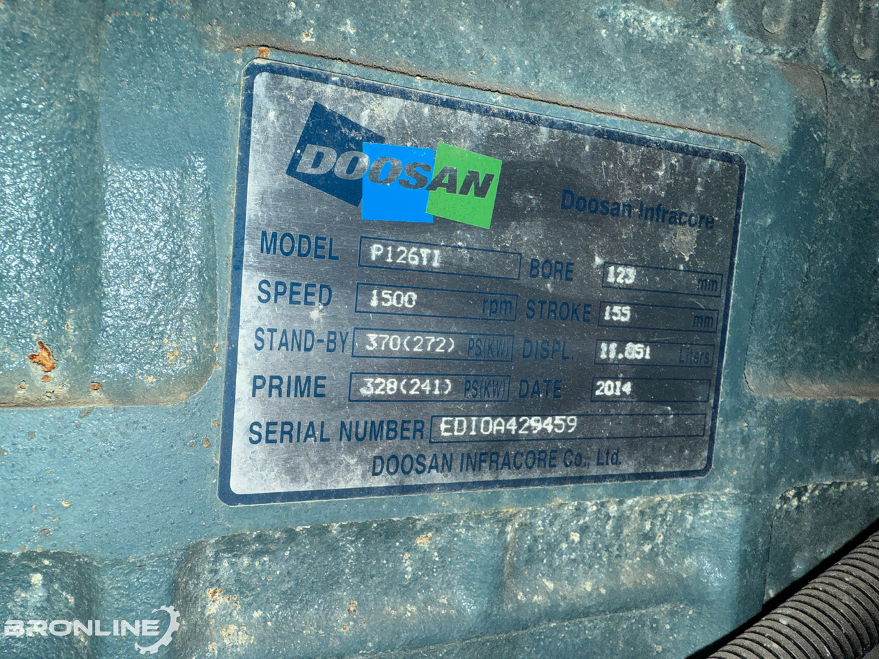 Generator set 2014 Aksa AD275 Diiselgeneraator 250kVA 50Hz: picture 15