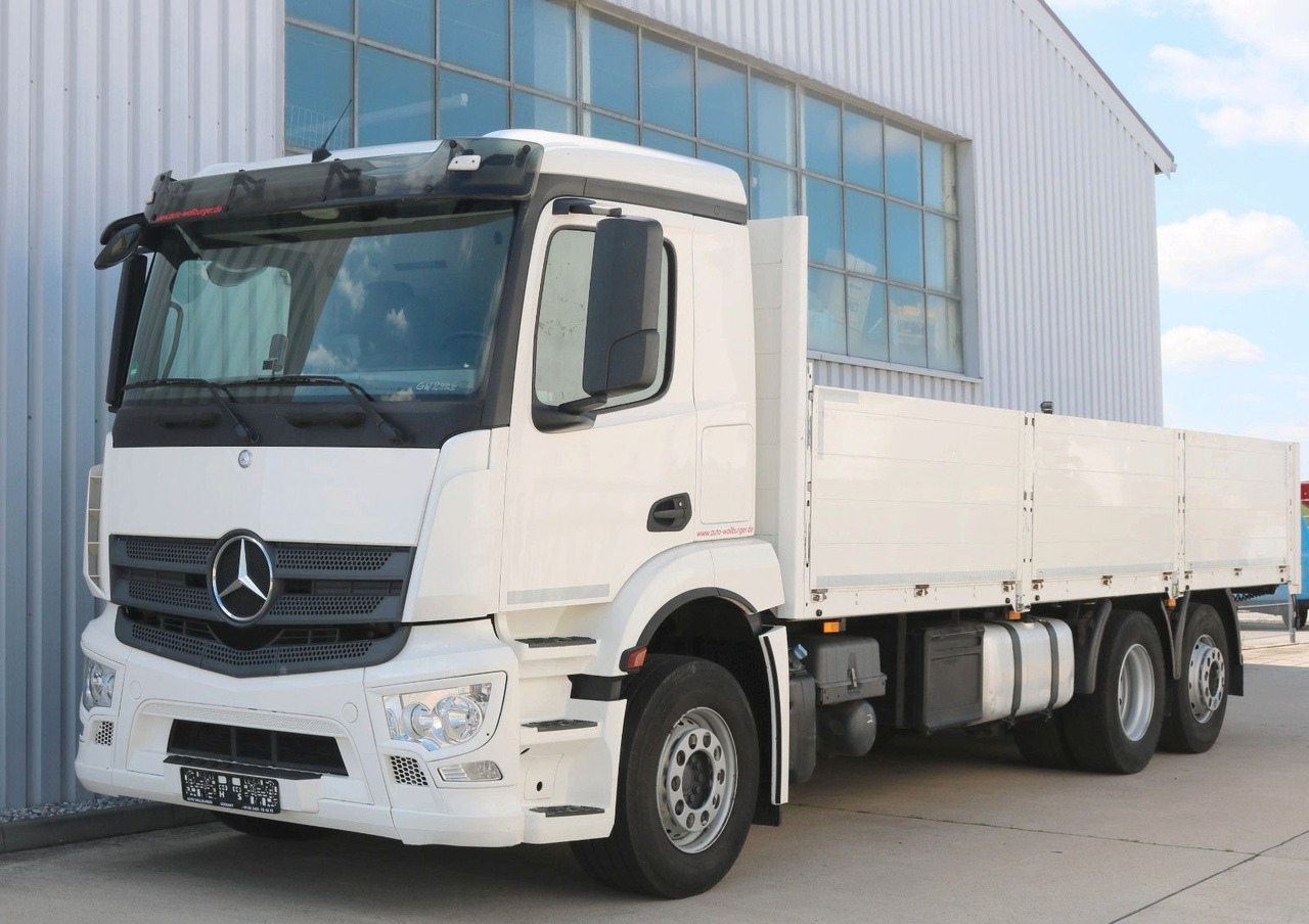 Mercedes-Benz Antos 2641L Prits. / Staplerhaltg. Stahltransp. - Dropside/ Flatbed truck: picture 1 Mercedes-Benz Antos 2641L Prits. / Staplerhaltg. Stahltransp. - Dropside/ Flatbed truck: picture 1