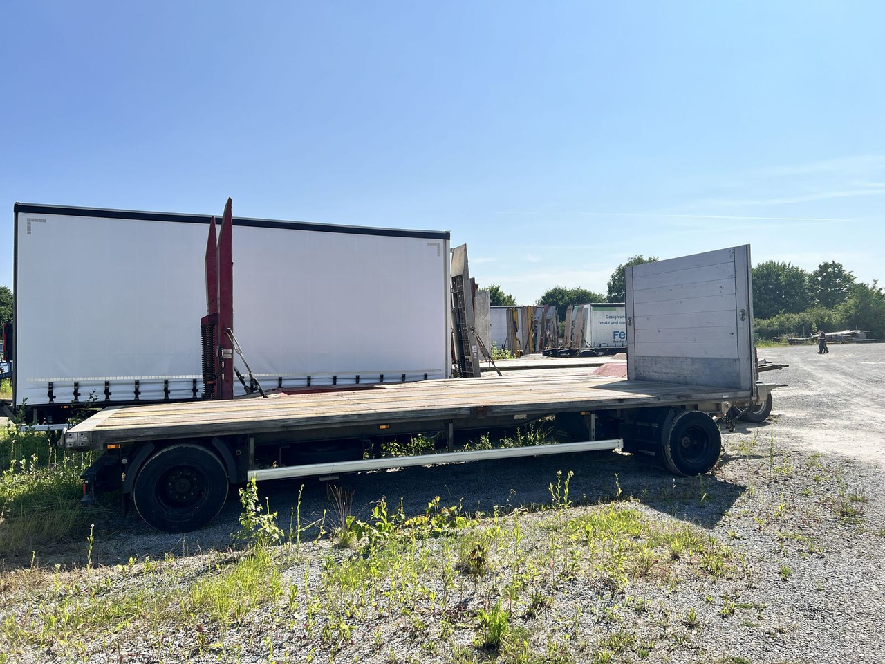 Ackermann 2 Achs Jumbo Pritschenanhänger Mega - Dropside/ Flatbed trailer: picture 1 Ackermann 2 Achs Jumbo Pritschenanhänger Mega - Dropside/ Flatbed trailer: picture 1