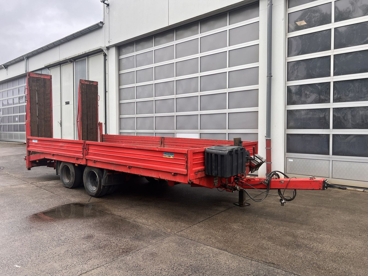 Blomenröhr 13,8 t Tandemtieflader - Low loader trailer: picture 4 Blomenröhr 13,8 t Tandemtieflader - Low loader trailer: picture 4