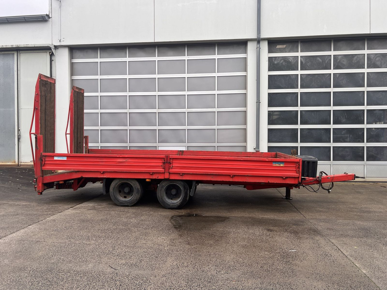 Blomenröhr 13,8 t Tandemtieflader - Low loader trailer: picture 1 Blomenröhr 13,8 t Tandemtieflader - Low loader trailer: picture 1