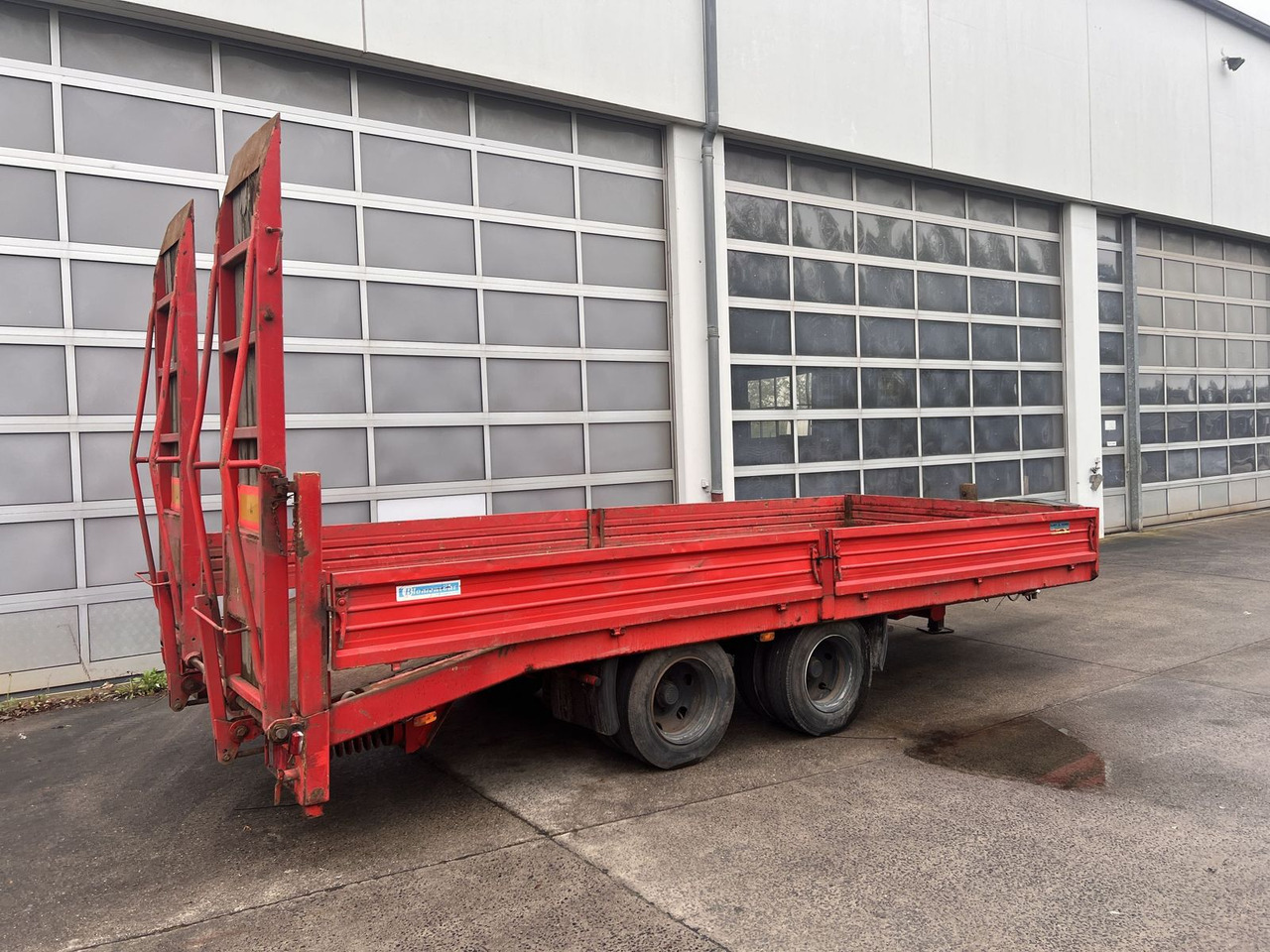 Blomenröhr 13,8 t Tandemtieflader - Low loader trailer: picture 2 Blomenröhr 13,8 t Tandemtieflader - Low loader trailer: picture 2