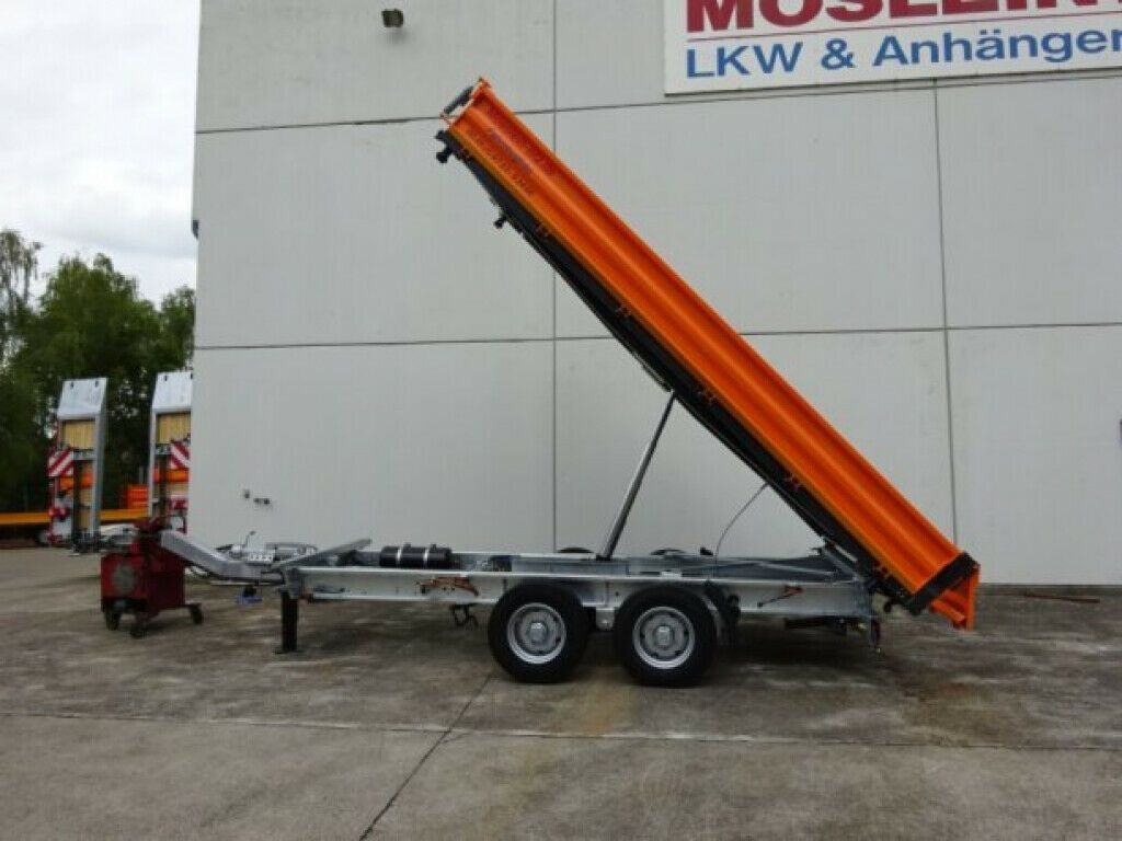 Tipper trailer Möslein  13 t Tandem 3- Seitenkipper Tieflader-- Neufahr: picture 13