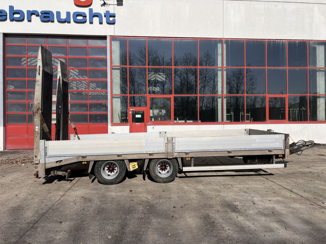 Möslein 19 t Tandemtieflader - Low loader trailer: picture 1 Möslein 19 t Tandemtieflader - Low loader trailer: picture 1