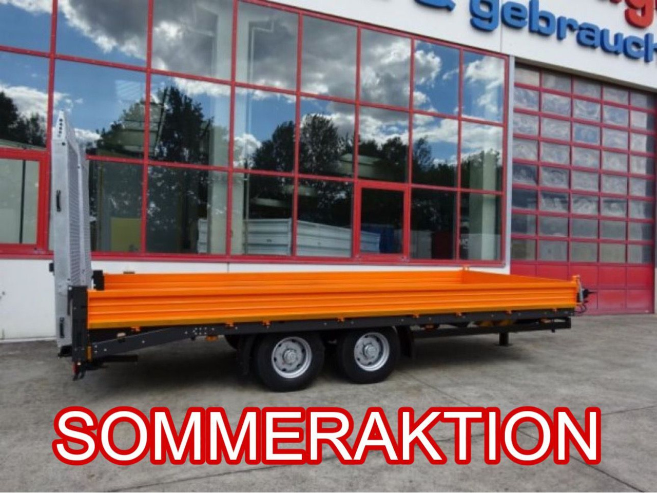 Möslein Neuer Tandemtieflader 13 t GG - Low loader trailer: picture 1 Möslein Neuer Tandemtieflader 13 t GG - Low loader trailer: picture 1