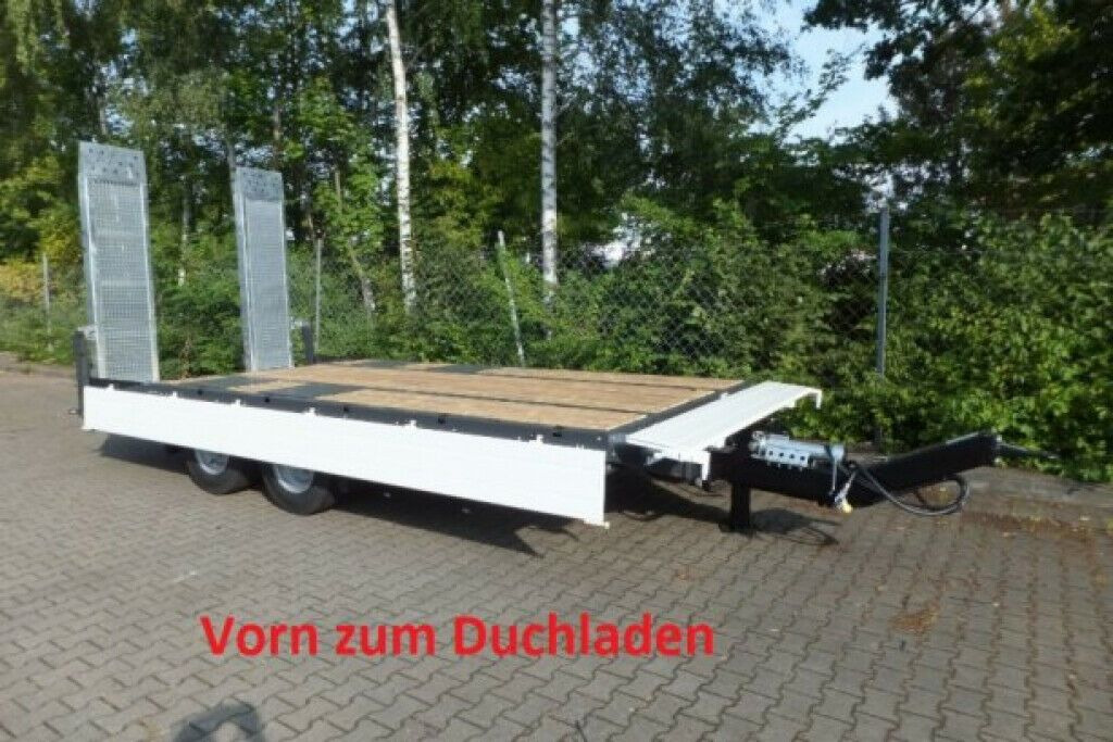Low loader trailer Möslein  Neuer Tandemtieflader 13 t GG: picture 6