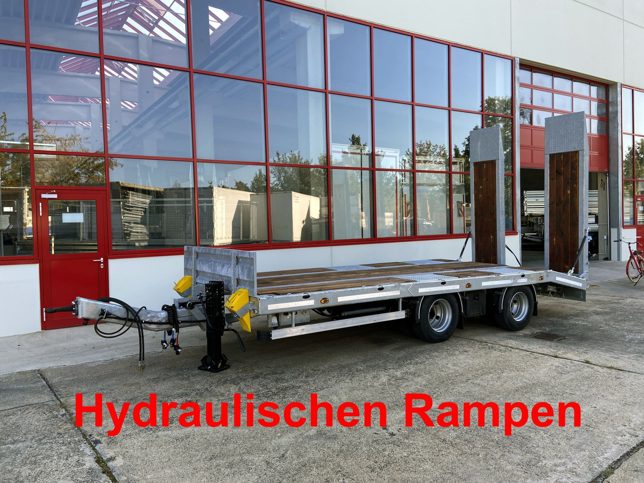 Möslein TT21-7,2 Hydr 21 t Tandemtieflader, hydr. Rampen, NEU - Low loader trailer: picture 4 Möslein TT21-7,2 Hydr 21 t Tandemtieflader, hydr. Rampen, NEU - Low loader trailer: picture 4