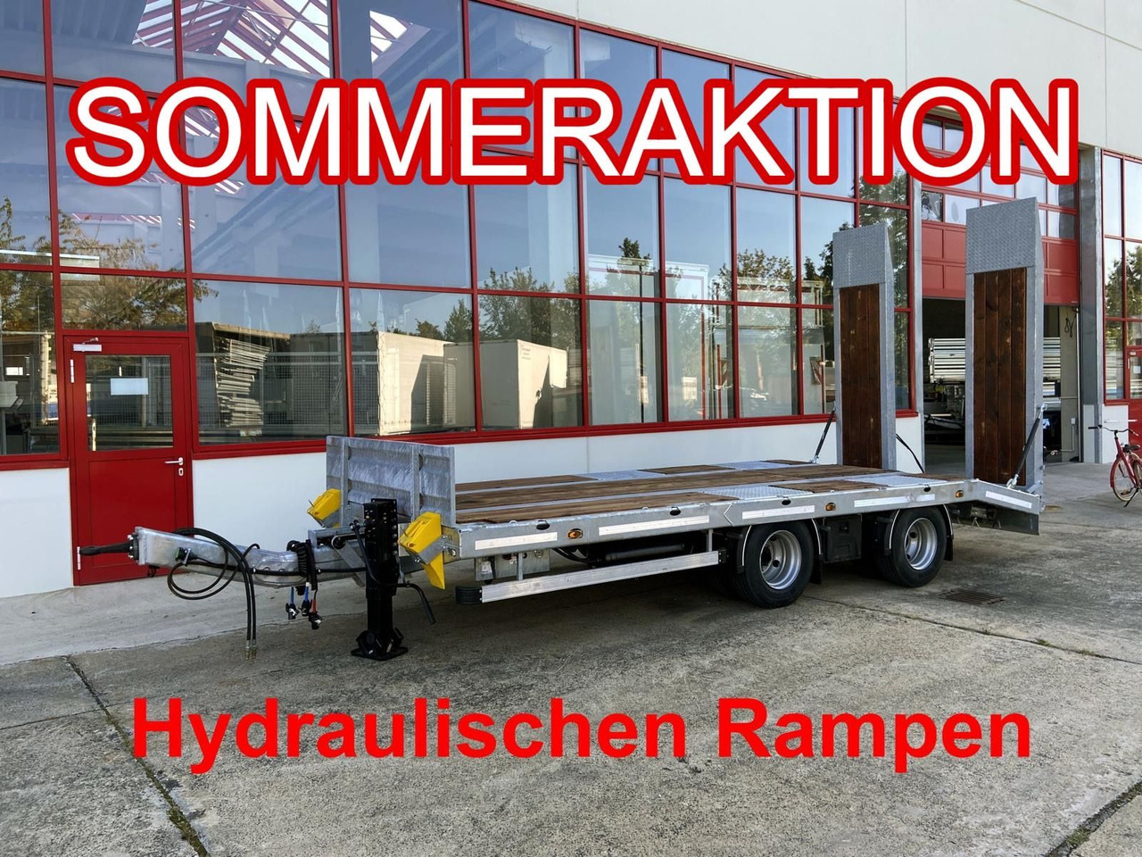 Möslein TT21-7,2 Hydr 21 t Tandemtieflader, hydr. Rampen, NEU - Low loader trailer: picture 1 Möslein TT21-7,2 Hydr 21 t Tandemtieflader, hydr. Rampen, NEU - Low loader trailer: picture 1