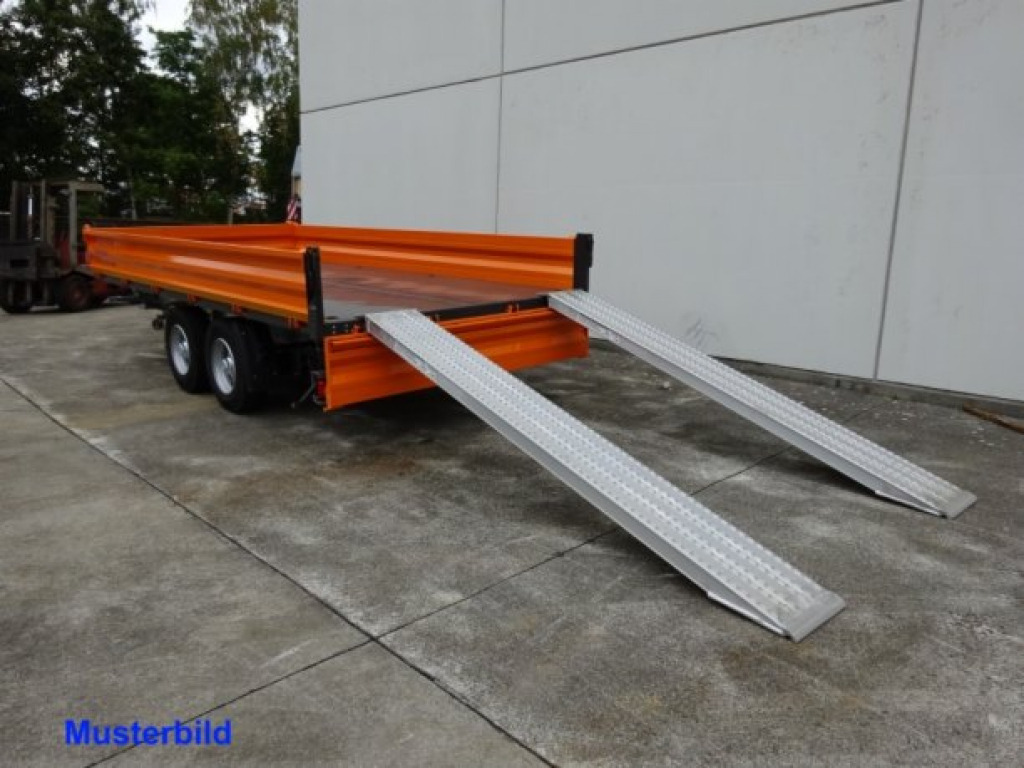 Möslein TTD11 weiß neuer Tandem 3- Seitenkipper Tieflader-- Neufahrzeug -- - Tipper trailer: picture 4 Möslein TTD11 weiß neuer Tandem 3- Seitenkipper Tieflader-- Neufahrzeug -- - Tipper trailer: picture 4